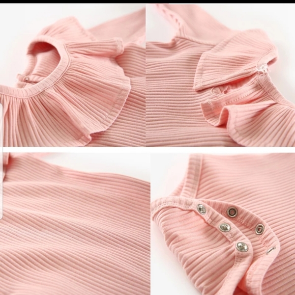 RUFFLE COLLAR RIB BODYSUIT - Picture 5 of 8